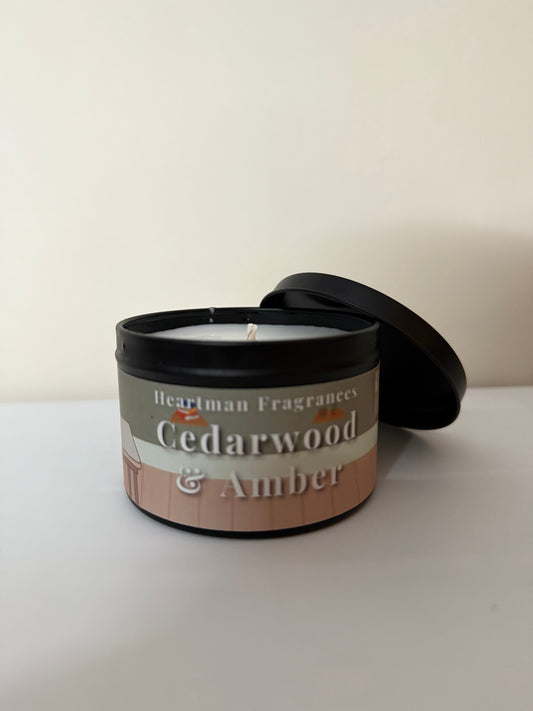 Cedarwood & Amber Candle 180g