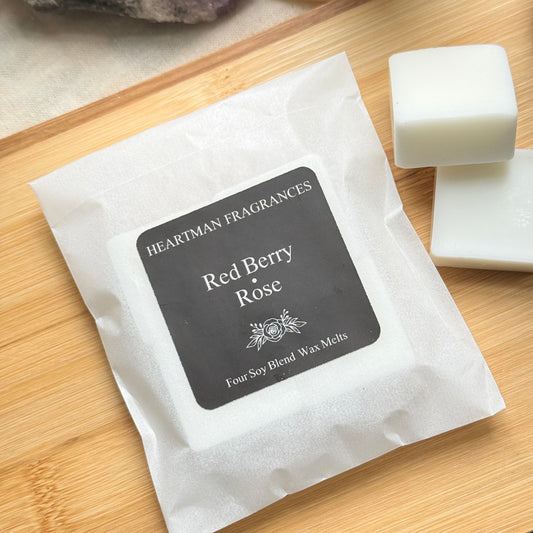 Red Berry & Rose Wax Melts • 4pck