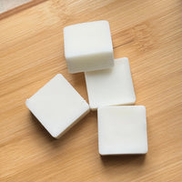 Hand-poured honey sandalwood scented wax melt cubes