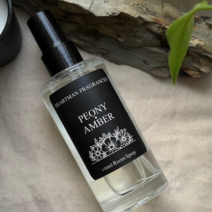 Peony & Amber Luxury Room Spray 120ml | Instant Home Fragrance