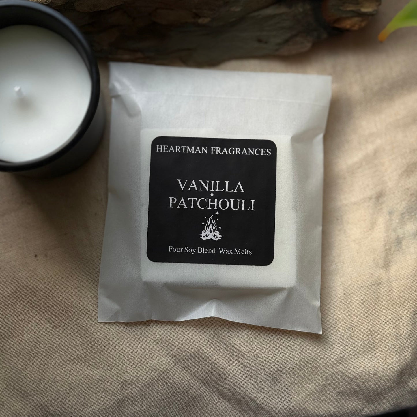 Heartman Fragrances wax melts in burner