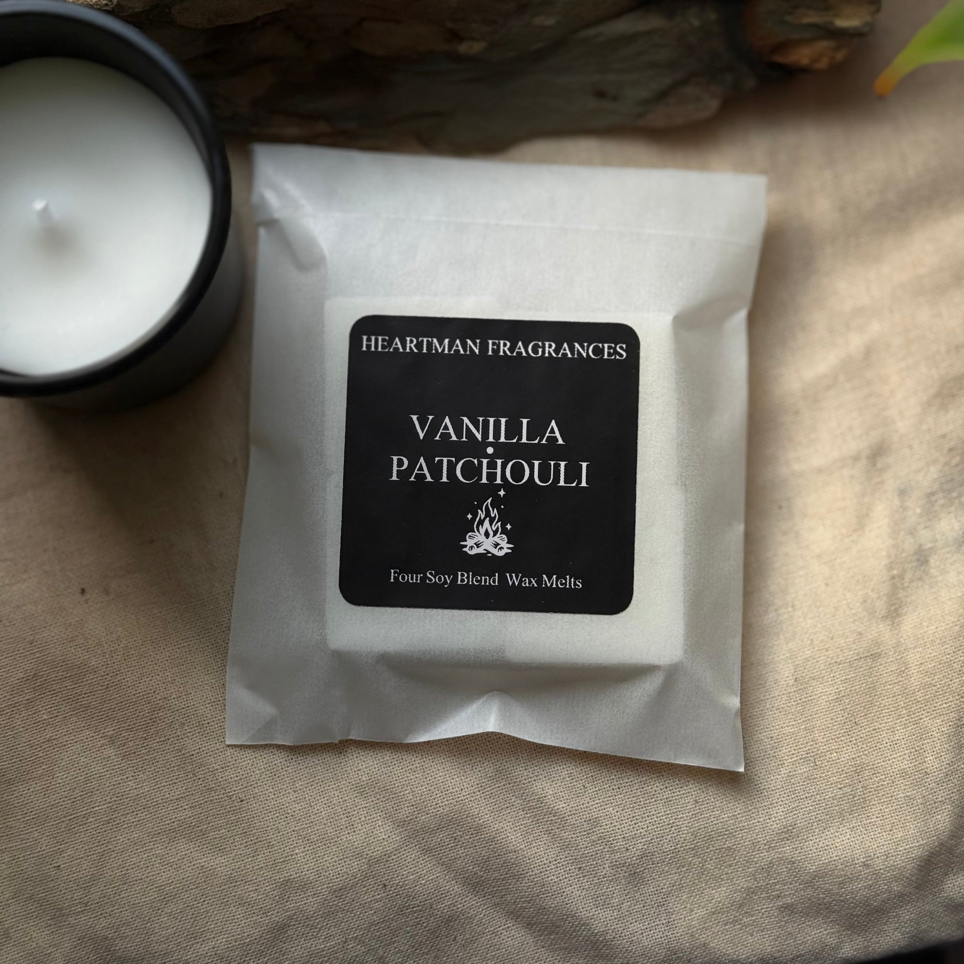 Heartman Fragrances wax melts in burner