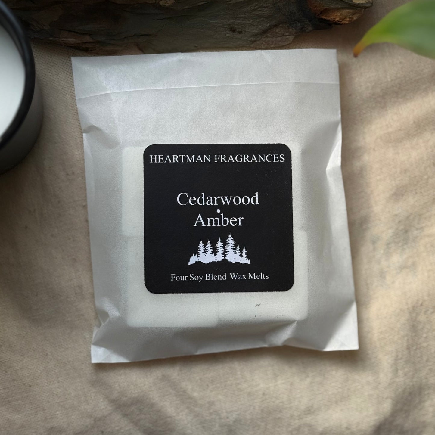 Cedarwood & Amber Luxury Wax Melts • 4 Pack | Hand-Poured