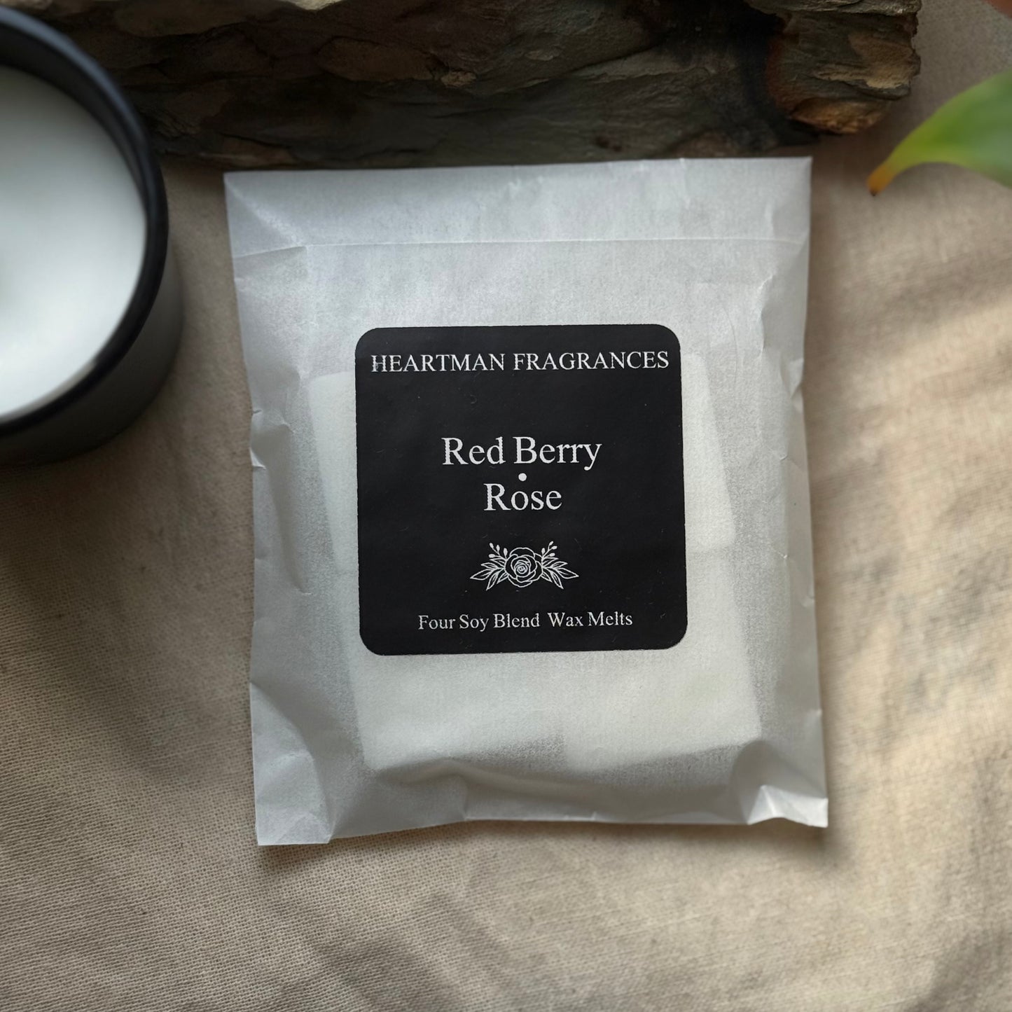 Red Berry & Rose Luxury Wax Melts • 4 Pack | Hand-Poured