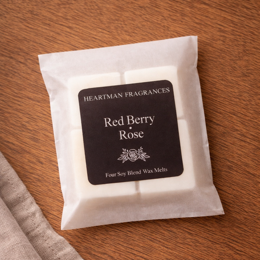 Red Berry & Rose Wax Melts • 4pck
