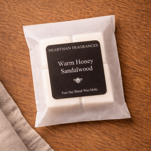 Warm Honey & Sandalwood Wax Melts • 4pck