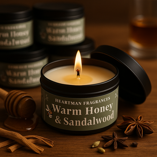 Warm Honey & Sandalwood Candle 180g